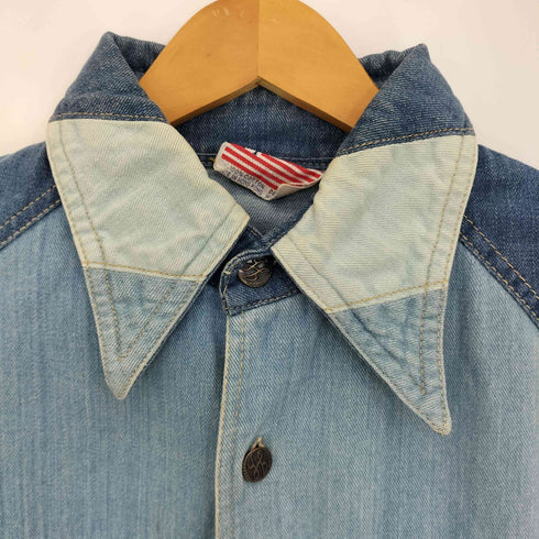 JEA AMID SY 70s パッチワーク デニムシャツジャケット メンズ import:M