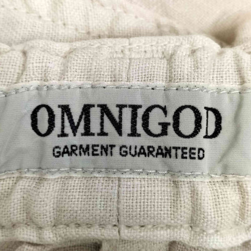 オムニゴッド OMNIGOD 麻キャンバス PW イージーパンツ レディース JPN:2