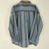 SANTANA BLUE ボタンダウン L/S ストライプ ワーク シャツ メンズ import:XL
