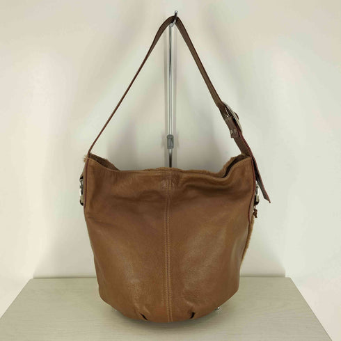 AUSSIE BUSH LEATHER オーストラリア製 カンガルーレザー ファー ハンドバッグ レディース
