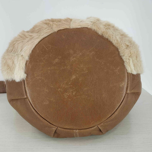 AUSSIE BUSH LEATHER オーストラリア製 カンガルーレザー ファー ハンドバッグ レディース