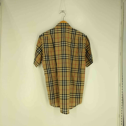 バーバリーズ BURBERRYS ノバチェック リネンコットン S/S シャツ メンズ MA