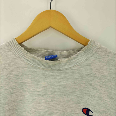チャンピオン Champion AUTHENTIC ATHLETIC APPAREL 目つき刺繍 スウェット ボロ 襤褸 メンズ import:M