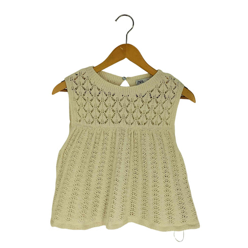 ザラ ZARA SLEEVELESS KNIT TOP スリーブレス ニット レディース import:M