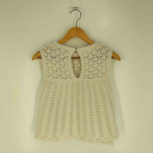 ザラ ZARA SLEEVELESS KNIT TOP スリーブレス ニット レディース import:M