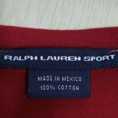 ラルフローレンスポーツ RALPH LAUREN SPORT ポニー刺繍 Vネックカットソー レディース JPN:M