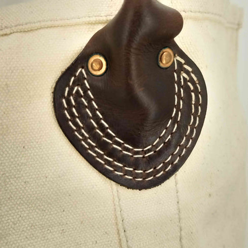 Vintage Copper Rivet Canvas Tote レザー ハンドル コッパーリベット キャンバス トートバッグ 銅リベット メンズ
