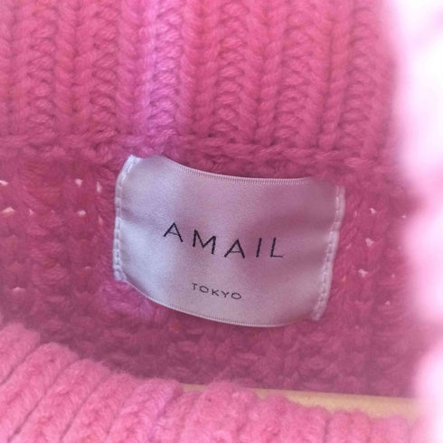 アマイル AMAIL ハーフジップニット レディース FREE