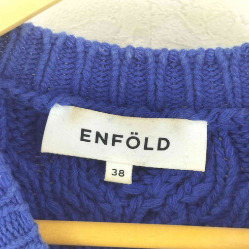 エンフォルド ENFOLD ボリュームスリーブニットセーター レディース 38