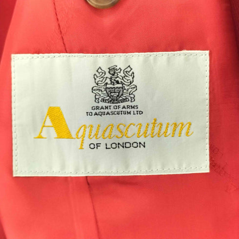 アクアスキュータム AQUASCUTUM ダブル テーラードジャケット メンズ