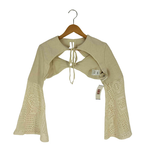 Aerma flare lace sleeve short bolero レディース