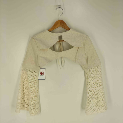 Aerma flare lace sleeve short bolero レディース