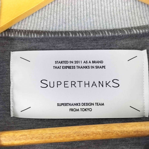 スーパーサンクス SUPERTHANKS 26SS Double-knit Embroidery Crew-neck メンズ JPN:L