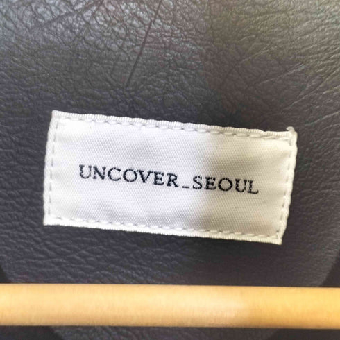 UNCOVER SEOUL フェイクレザー裏ボアジャケット レディース