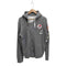 ディーゼル DIESEL 00s 変形ジップ ワッペン パーカー y2k メンズ import:L