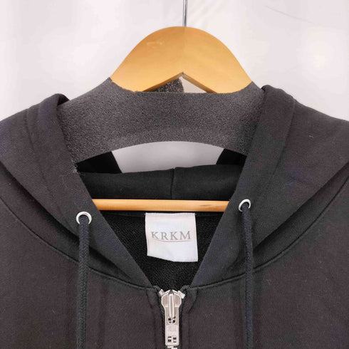 KRKM 袖デザイン フルジップパーカー casual レディース