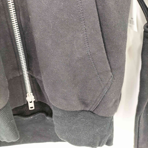KRKM 袖デザイン フルジップパーカー casual レディース