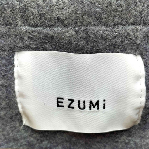 エズミ EZUMi デトロイト加工切りっぱなし ハイネックオーバーニット 縮絨 レディース JPN:M