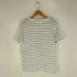 シュミーズラコステ CHEMISE LACOSTE 80s ロゴワッペン ボーダー クルーネックTシャツ メンズ FR:42