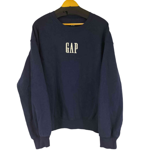 ギャップ Gap ロゴ刺繍 クルーネックスウェット メンズ JPN:L