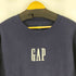 ギャップ Gap ロゴ刺繍 クルーネックスウェット メンズ JPN:L