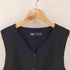 ザラ ZARA Vネックプリーツワンピース レディース import:S