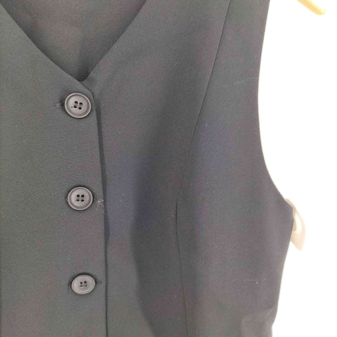 ザラ ZARA Vネックプリーツワンピース レディース import:S