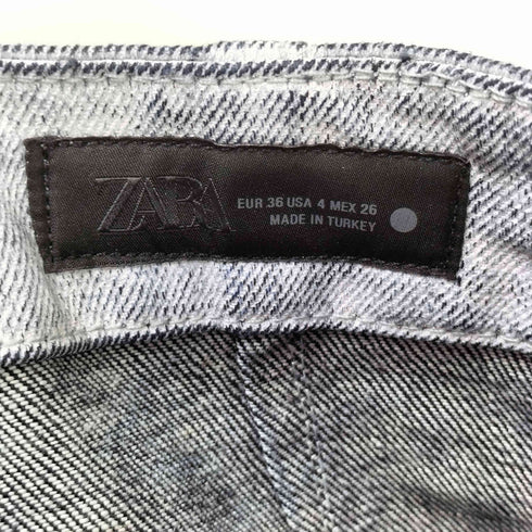 ザラ ZARA zw collection TAPERED MID-WAIST JEANS テーパードミッドライズデニムパンツ レディース EUR:36