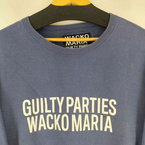 ワコマリア WACKO MARIA ロゴプリント クルーネックスウェット メンズ JPN:L