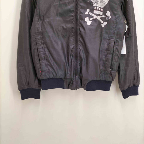 リーバイス Levis engineered jeans スカルプリント 裏地ファー ブルゾン メンズ JPN:M
