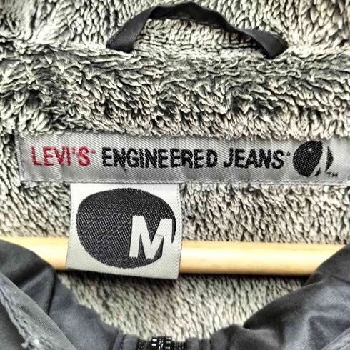 リーバイス Levis engineered jeans スカルプリント 裏地ファー ブルゾン メンズ JPN:M