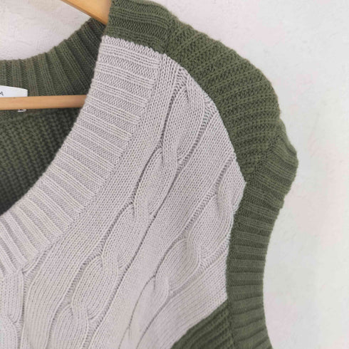デラダ DELADA アシンメトリー ニット ベスト レディース M
