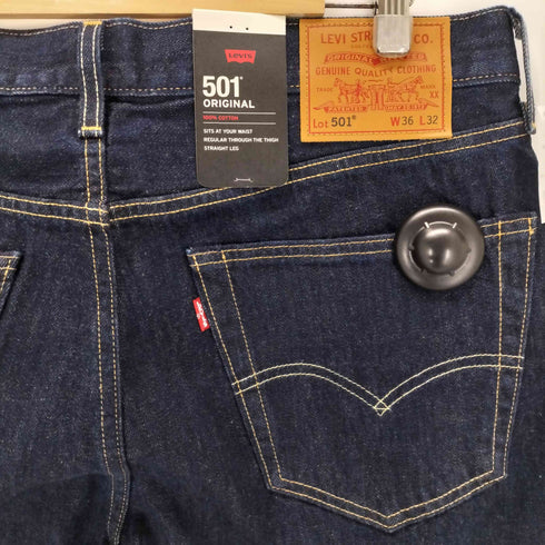 リーバイス Levis 501 インディゴボタンフライデニム メンズ W36L32