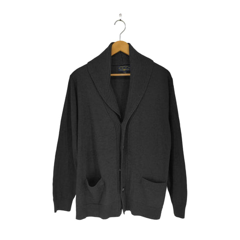 クラブルーム CLUB ROOM merino wool メリノウールショールカラーカーディガン メンズ JPN:L