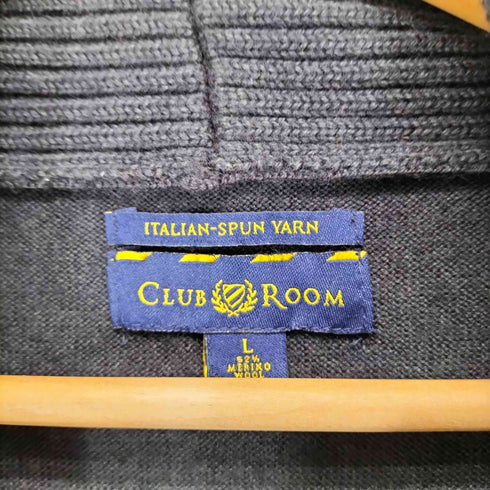 クラブルーム CLUB ROOM merino wool メリノウールショールカラーカーディガン メンズ JPN:L