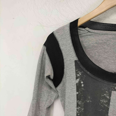 ヴィヴィアンウエストウッドレッドレーベル Vivienne Westwood RED LABEL Y2K メッシュ切替 ロゴ Tシャツ レディース 2