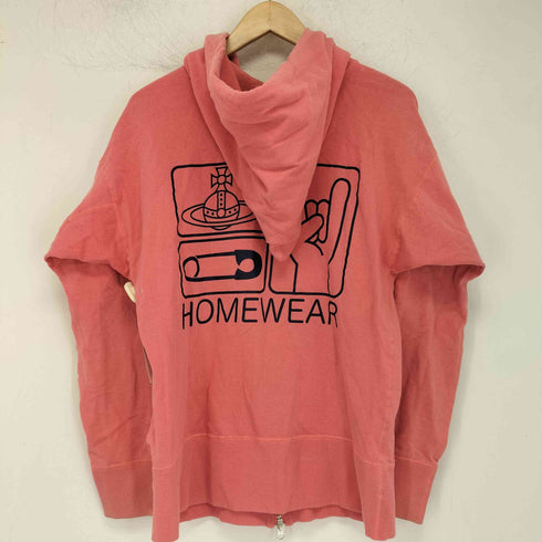 ヴィヴィアンウエストウッド Vivienne Westwood HOME WEAR オーブロゴ ジップアップパーカー メンズ M