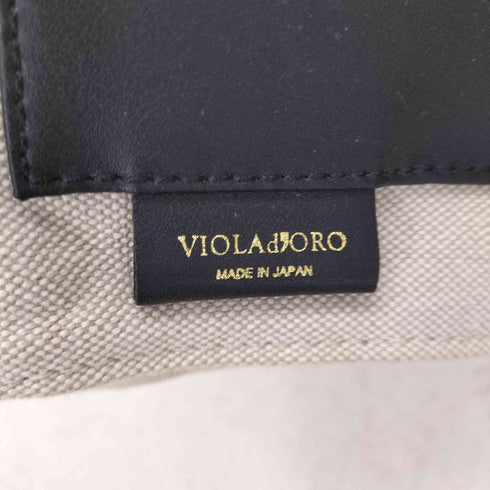 ヴィオラドーロ VIOLAdORO レザーキャンバス2WAYバッグ レディース