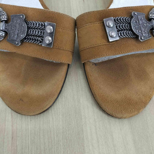 ドルチェアンドガッバーナ DOLCE&GABBANA オープントゥ バックルデザイン パンプス レディース JPN:37