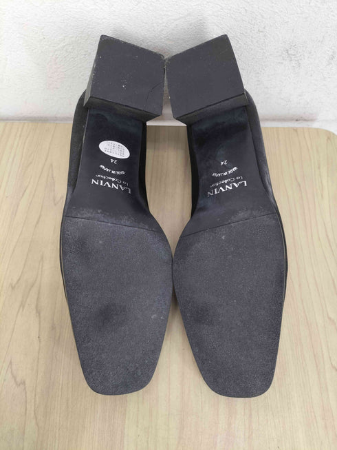 ランバン LANVIN La Collection スクエアトゥパンプス レディース JPN:24