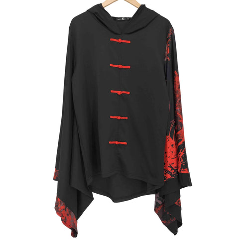 ニーアクロージング NIER CLOTHING チャイナデザイン 彼岸花 着物 KIMONO STRETCH PULLOVER レディース FREE
