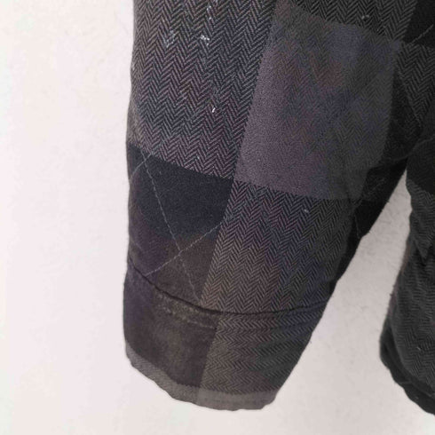 ジョージ GEORGE 裏ボアチェック柄シャツジャケット メンズ import:XL