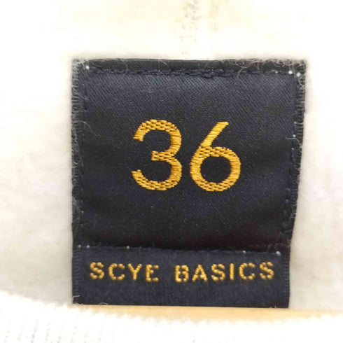 サイベーシックス SCYE BASICS STENCIL SWEAT SHIRT クルーネックスウェット レディース 36
