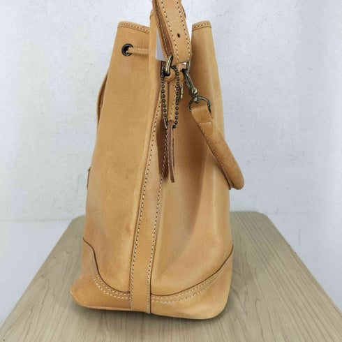 ブリー BREE ヌメ革 巾着型ショルダーバッグ メンズ