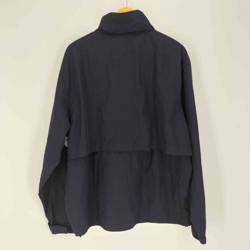 エディーバウアー Eddie Bauer ロゴ刺繍 パッカブルフード ジップアップ ナイロンジャケット メンズ import:L