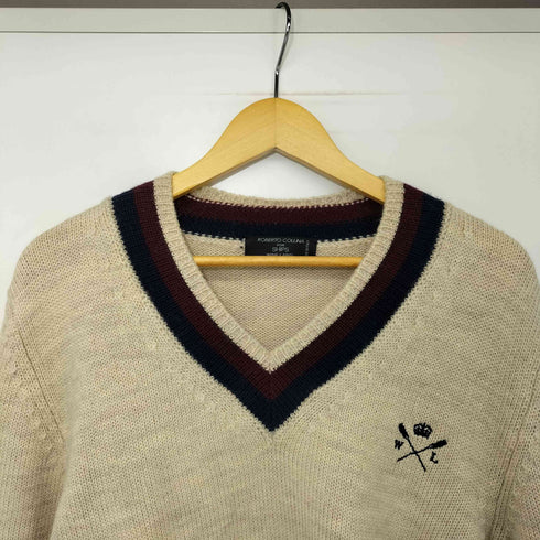 シップス SHIPS Robert Collina イタリア製 ウール100 Vネック ニット セーター メンズ