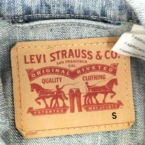リーバイス Levis ウォッシュドデニムトラッカージャケット メンズ JPN:S