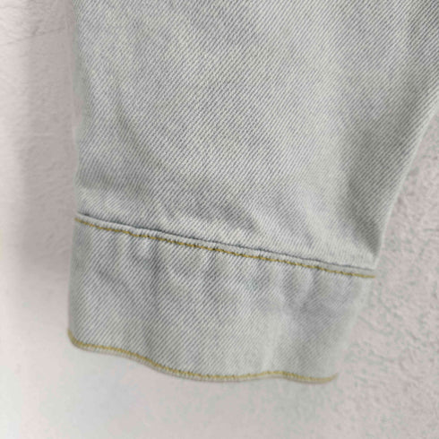 バレンシアガ BALENCIAGA 変形カラーウォッシュドデニムジャケット レディース 34