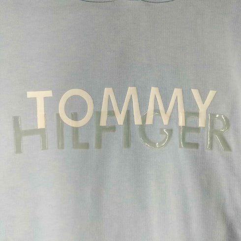 トミーヒルフィガー TOMMY HILFIGER ロゴプリント S/S パーカー レディース import:S