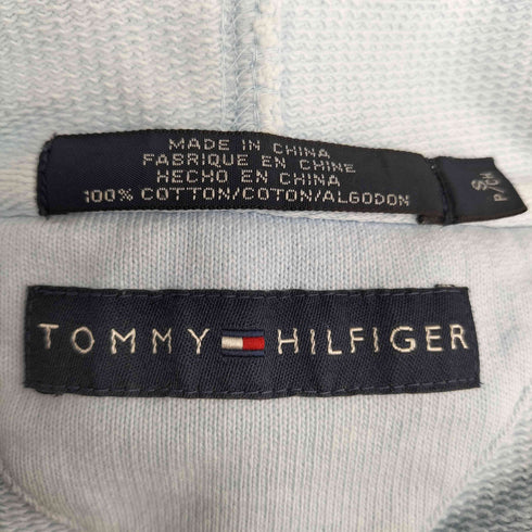 トミーヒルフィガー TOMMY HILFIGER ロゴプリント S/S パーカー レディース import:S